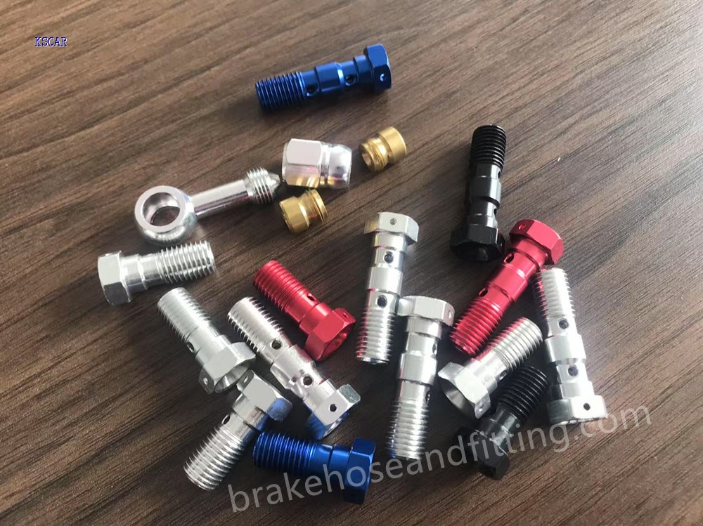 刹车系统离合器用刹车管用双孔螺栓