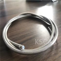 1/8Motorcycle PVC Cover Stainless Steel Braided PTFE Brake Hose Line