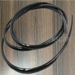 Black Color PVC Cover Stainless Steel Braided PTFE Brake Hose Line